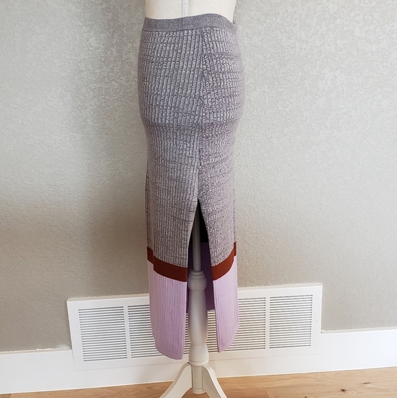 Free people knit set ribbed skirt and tank top - Picture 3 of 11